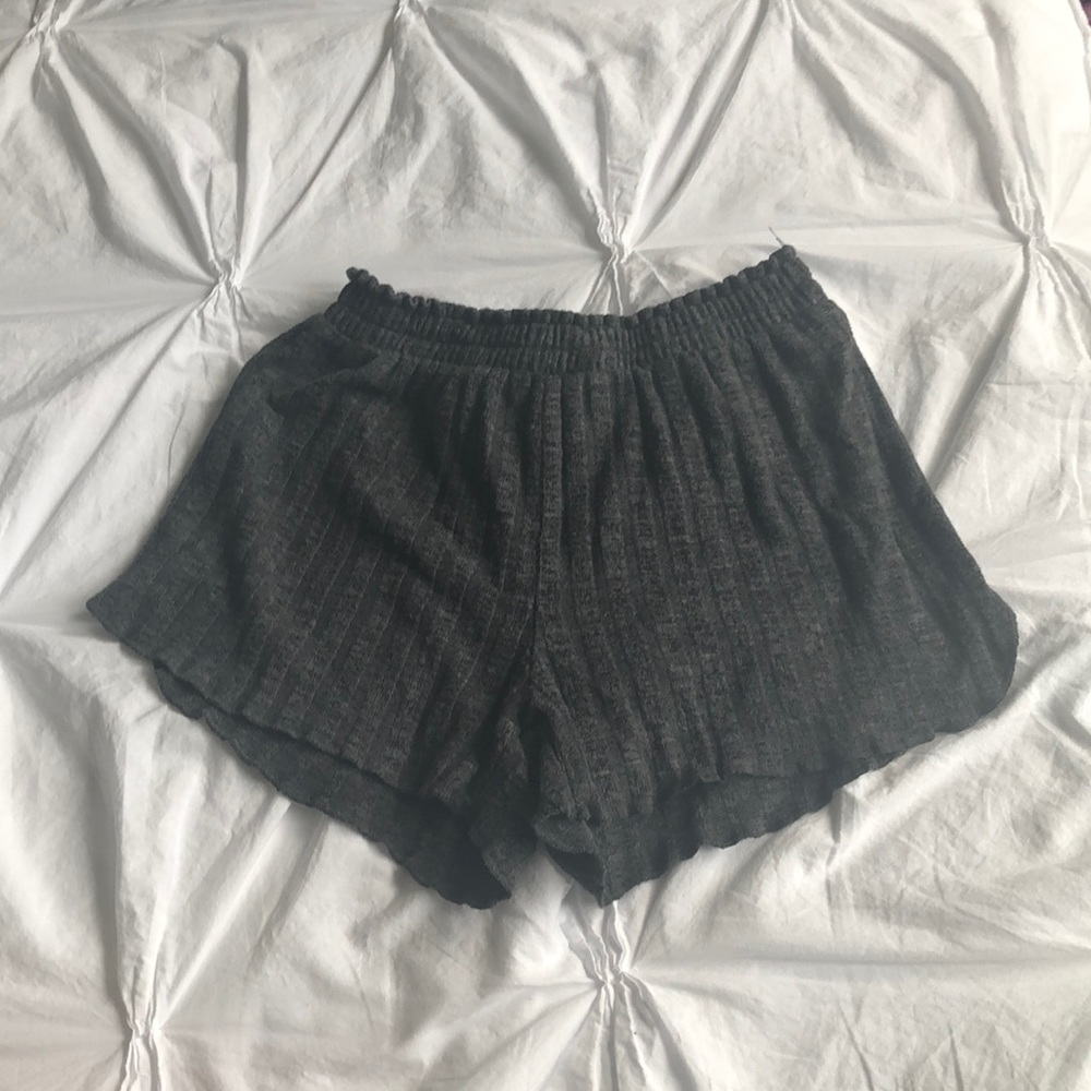 Aeropostale Live Love Dream Gray Lounge Shorts
